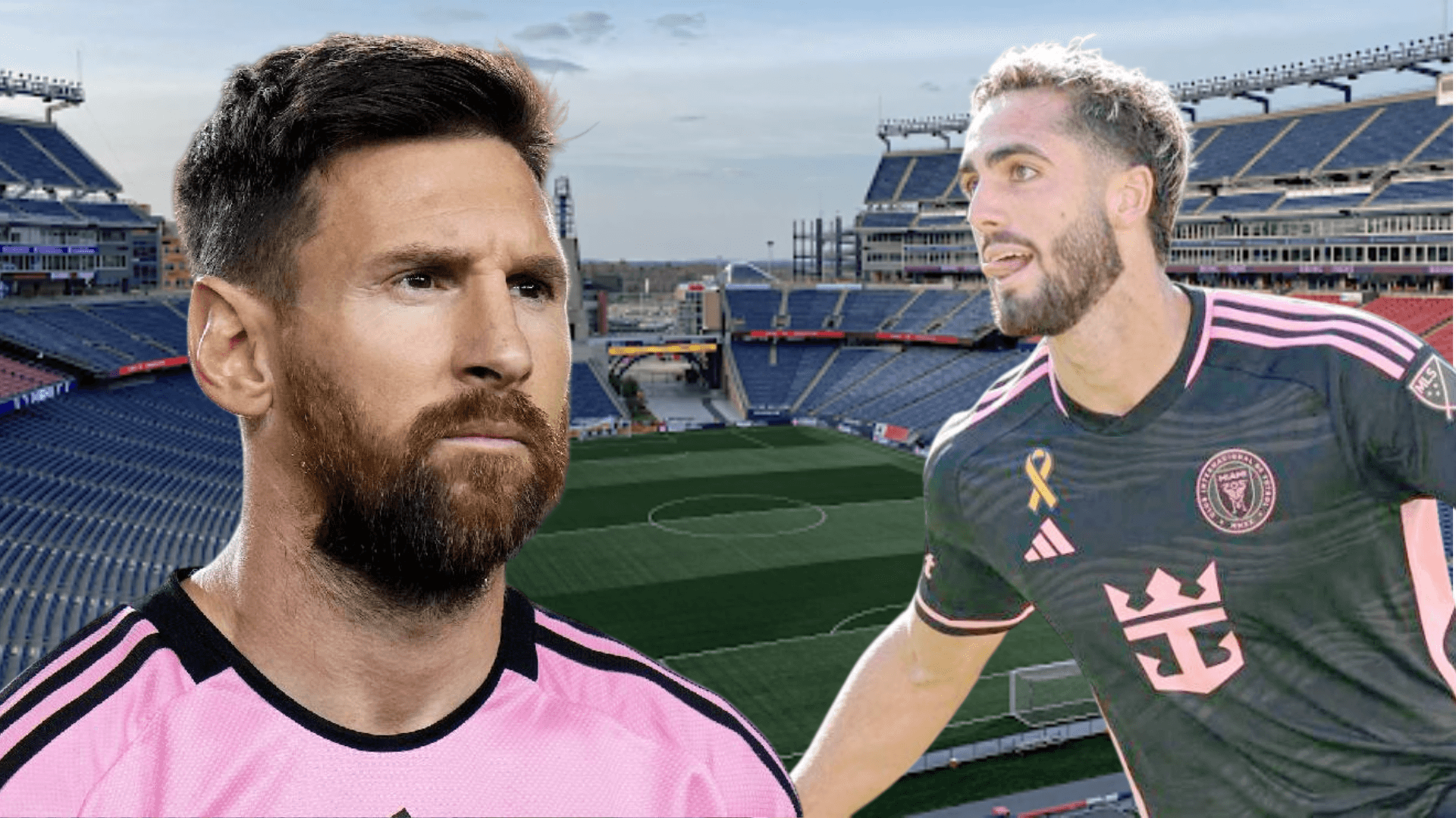Leonardo Campana y Lionel Messi (Foto tomada de: Turnstiles/Opinión/MLS)