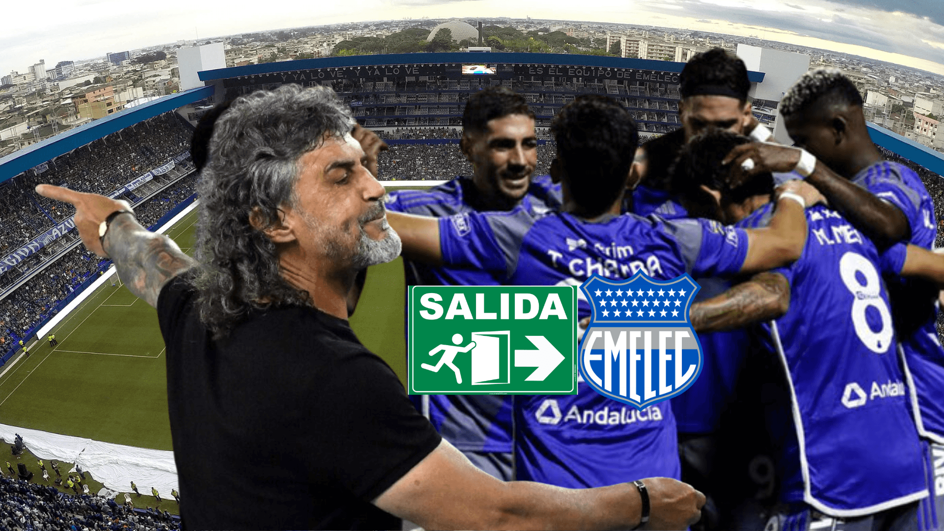 Leonel Álvarez, jugadores Emelec. Foto tomada de: Claro Sports/ Emlec
