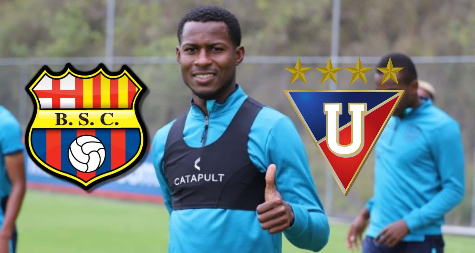 Leonel Quiñónez jugó un gran partido con Liga de Quito ante El Nacional, pero en Barcelona SC era uno menos