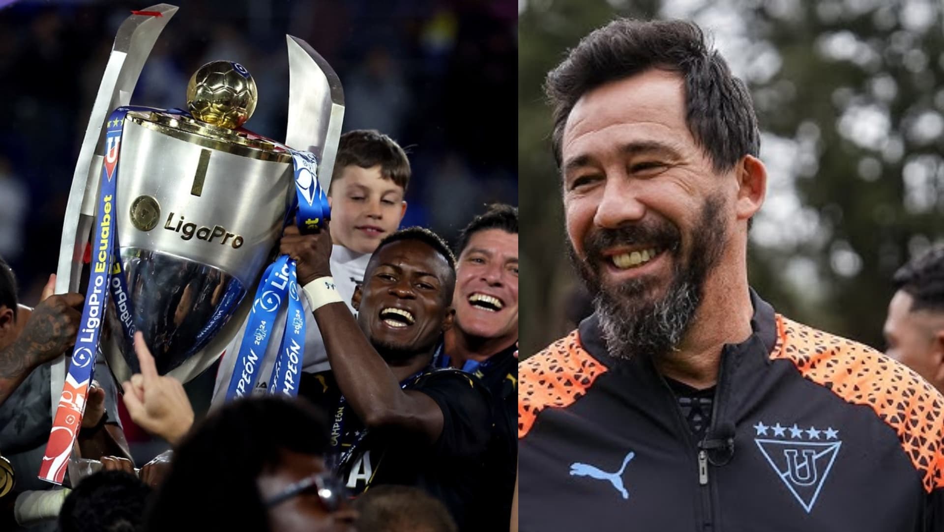Liga de Quito campeón y Vitamina Sánchez