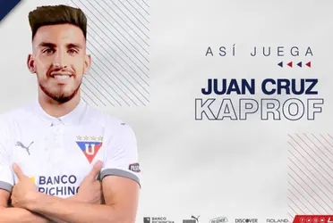Liga de Quito contrató a Juan Cruz Kaprof pero no ha marcado ninguna diferencia. En Ecuador está de vacaciones y nuevamente se lesionó según comentó Pablo Marini en rueda de prensa