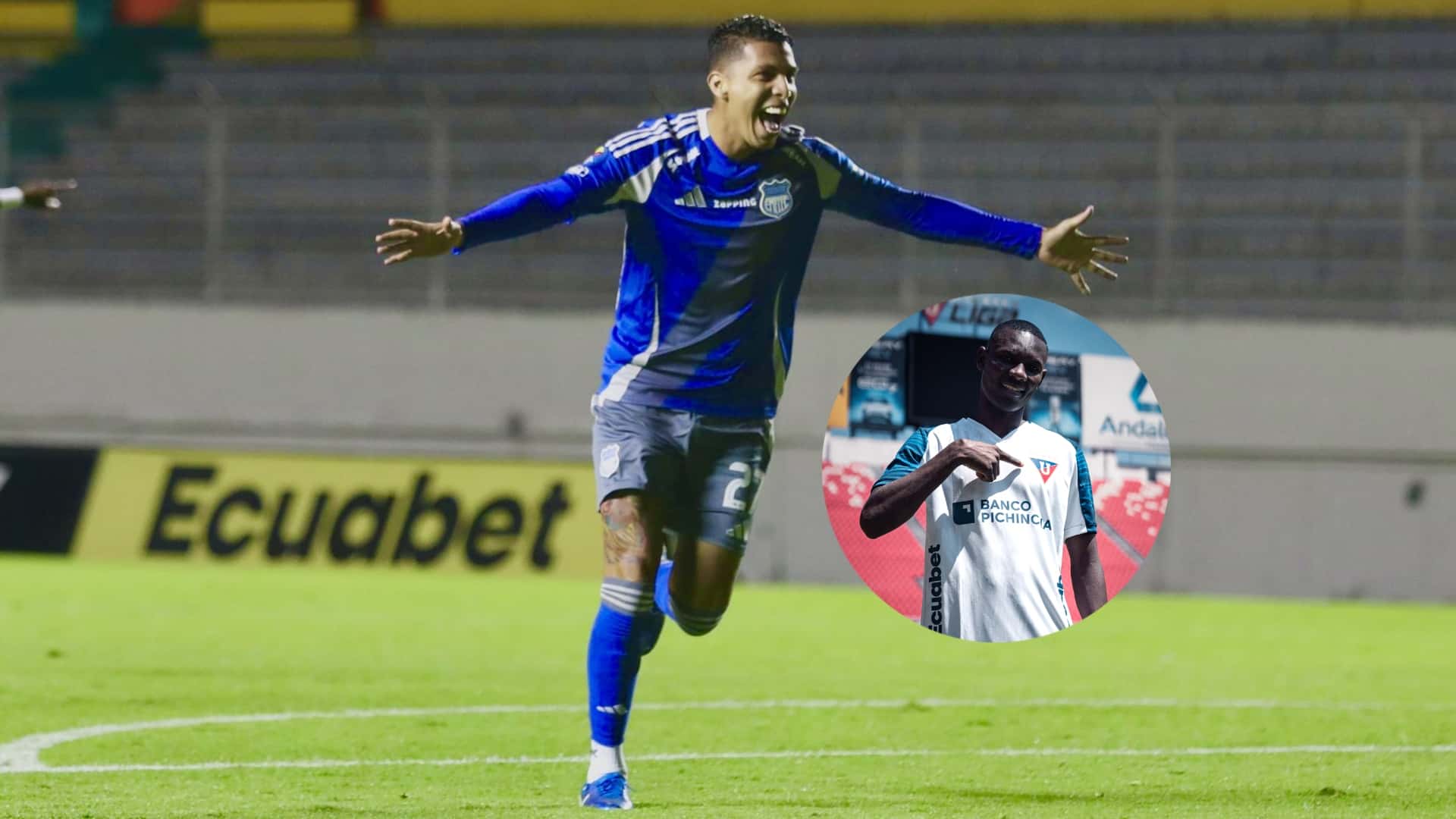 Liga de Quito-Janner Corozo-Luis Fernando León