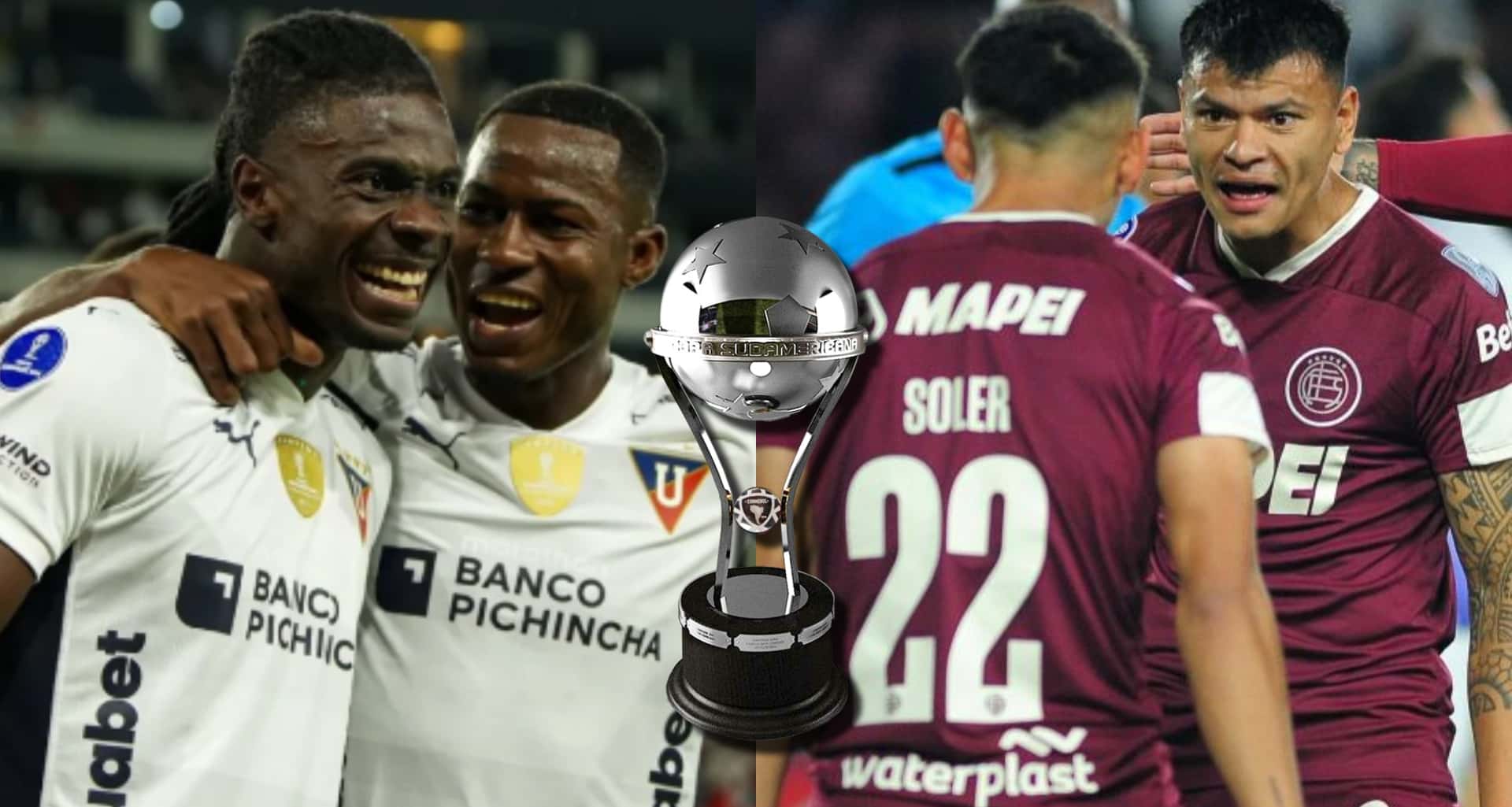Liga de Quito vs Lanús / Foto: Collage