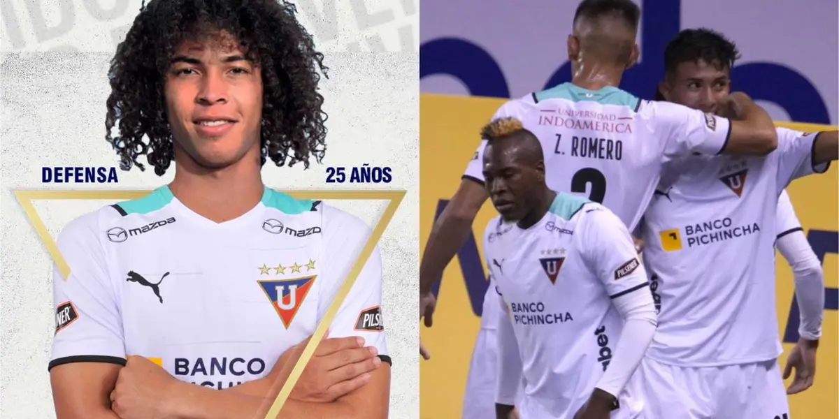 Liga de Quito anunció la llegada de Andy Velasco, una de las grandes promesas del Fútbol Ecuatoriano y uno irá perdiendo espacio