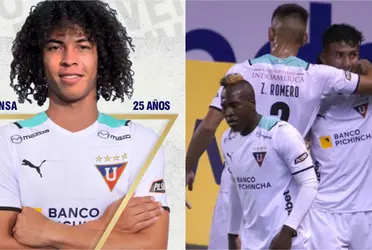 Liga de Quito anunció la llegada de Andy Velasco, una de las grandes promesas del Fútbol Ecuatoriano y uno irá perdiendo espacio