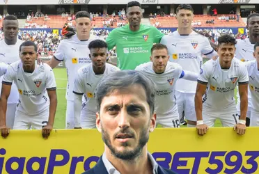 Liga de Quito delinea su once ante Delfín SC en Sudamericana y Luis Zubeldía mantiene la confianza en este elemento que no ha rendido