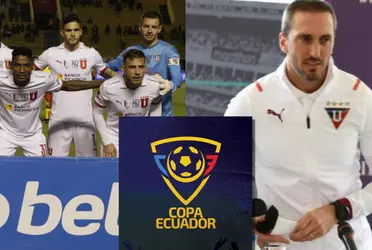 Liga de Quito es el campeón actual de la Copa Ecuador y Luis Zubeldía ensayó la alineación para buscar el pase ante Manta