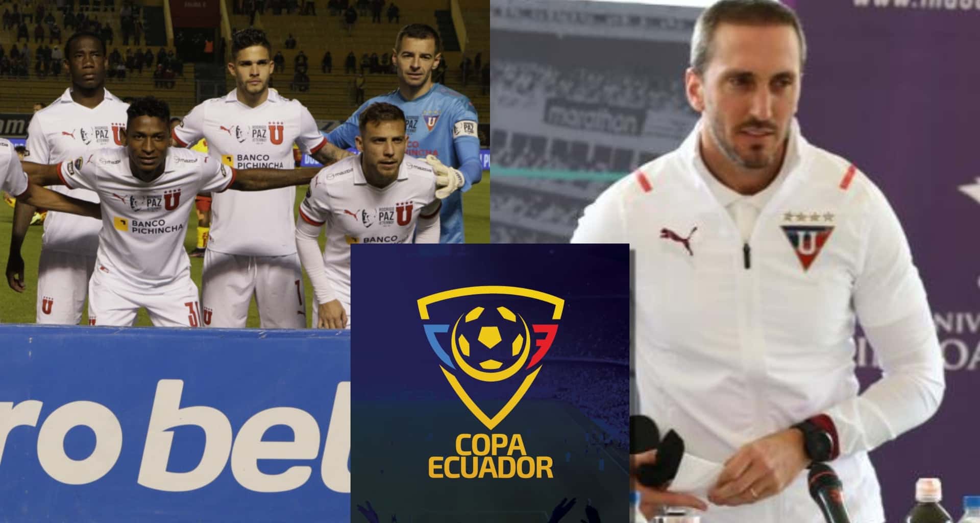 Liga de Quito es el campeón actual de la Copa Ecuador y Luis Zubeldía ensayó la alineación para buscar el pase ante Manta