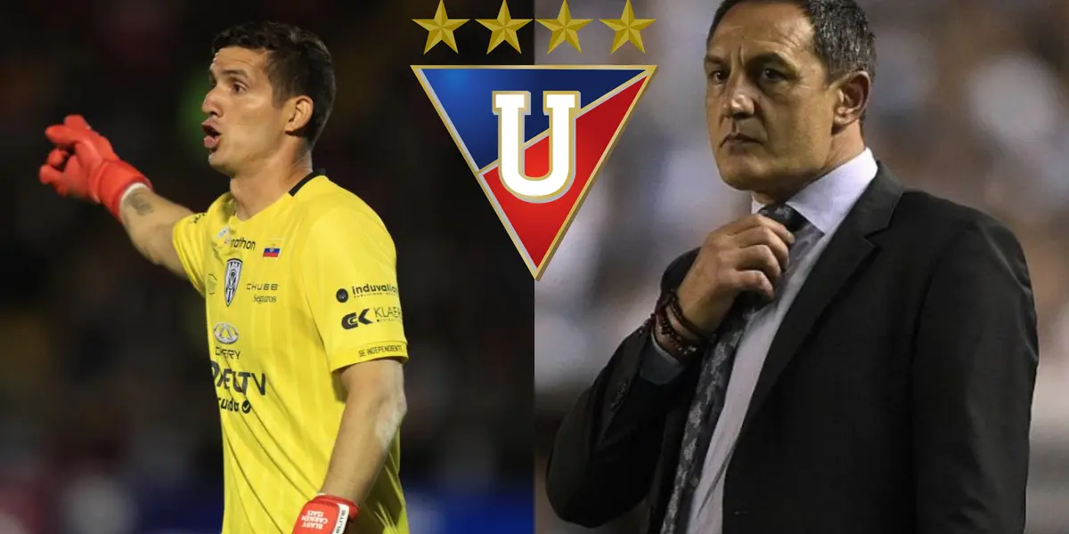 Liga de Quito está esperando por contratar a un nuevo portero para el 2022. A Pablo Marini no le convence Jorge Pinos pese a que es el mejor jugando con los pies