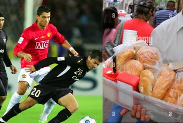Liga de Quito jugó contra Manchester United y un jugador no dio la talla en el Mundial de Clubes. Hoy se puso un negocio de comida
