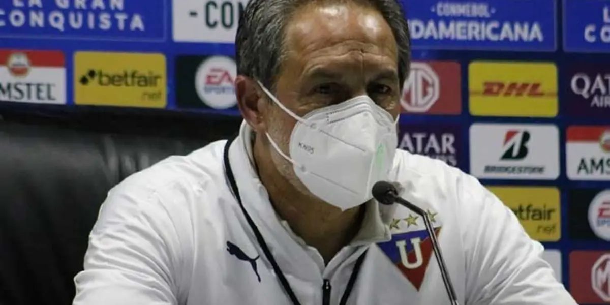 Liga de Quito le ganó a Mushuc Runa en Copa Sudamericana y Pablo Marini habló en rueda de prensa