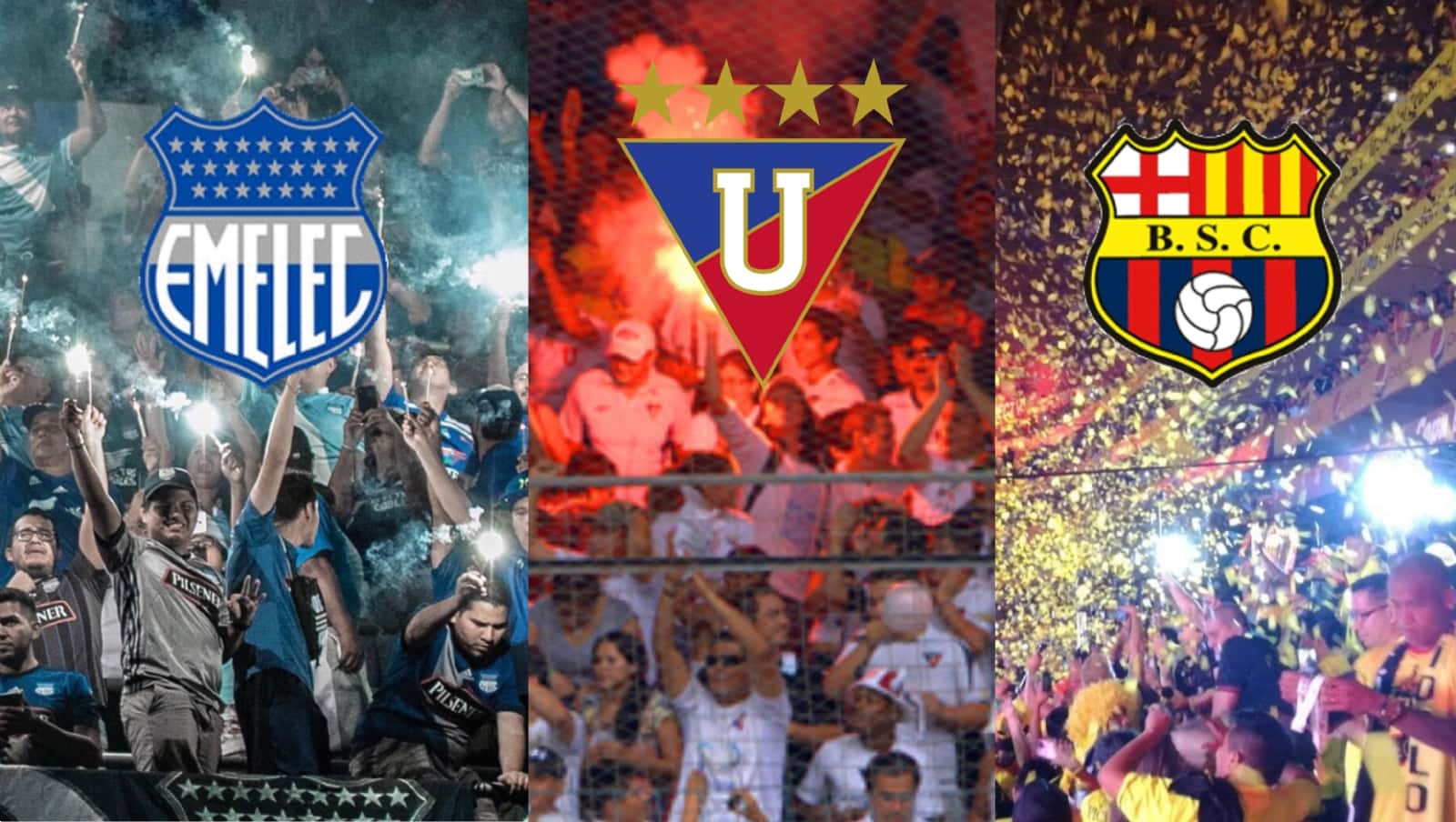 Liga de Quito o Emelec, quien se une a Barcelona SC en el partido más llamativo del país