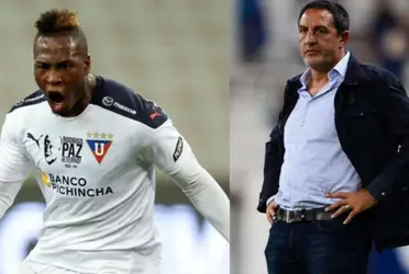 Liga de Quito no podrá contar con Jhojan Julio por los siguientes dos meses ya que la Cámara de Comercio lo sancionó por los incidentes ante Emelec en el estadio Rodrigo Paz Delgado