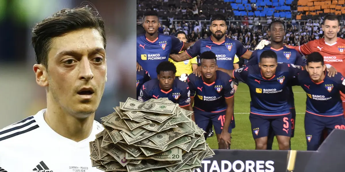 Liga de Quito puede tener una salida al apuro económico que tiene en estos momentos, porque el equipo que es dueño Mesut Özil pretende comprar un jugador del club