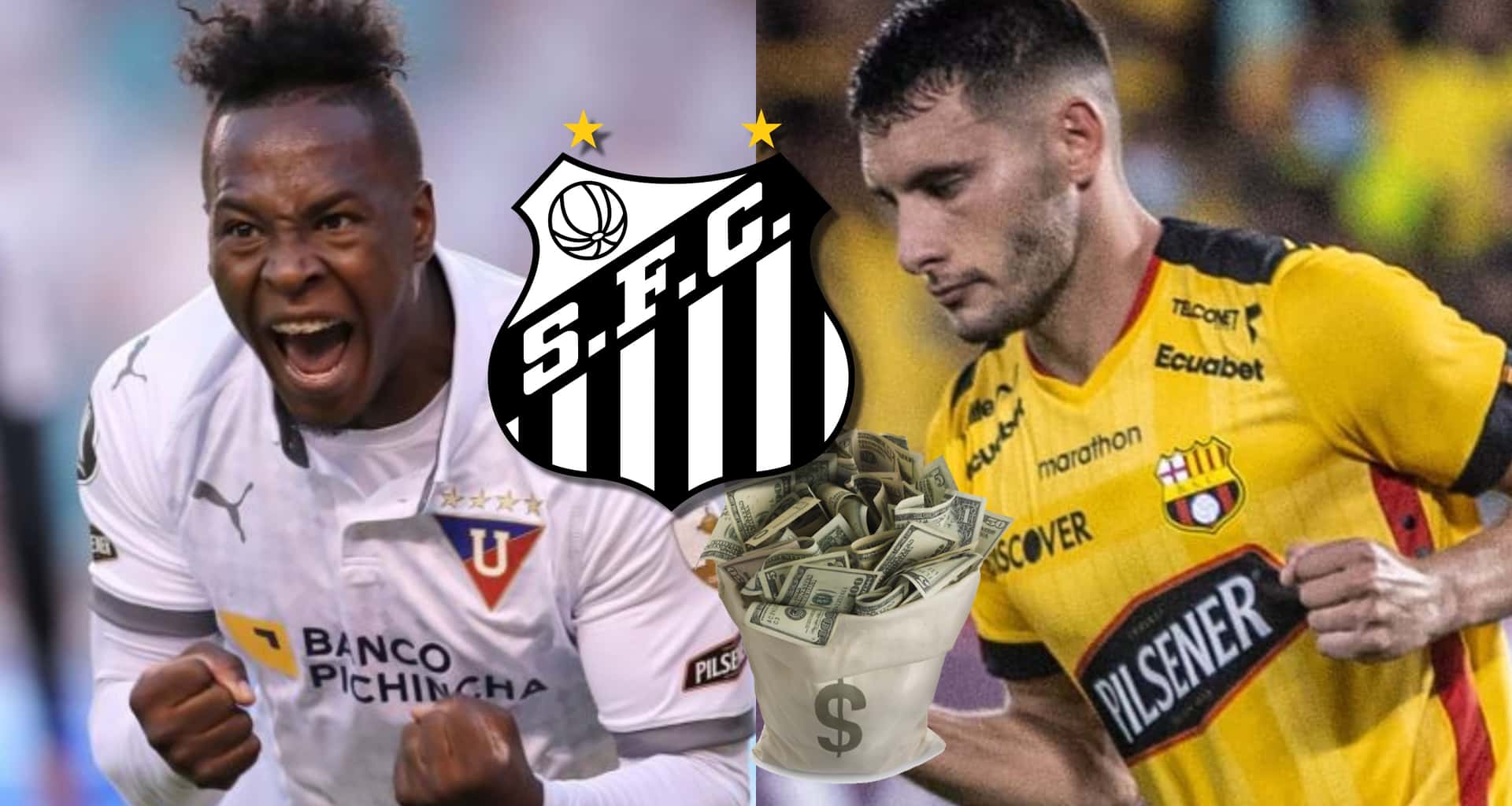 Liga de Quito se desprende de Jhojan Julio que hizo maletas para jugar en Santos, ya que no concretaron la llegada de Emmanuel Martínez de Barcelona SC