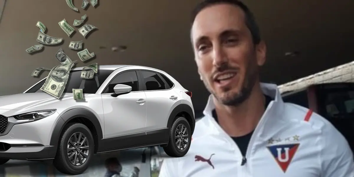 Liga de Quito subió un video de Luis Zubeldía al que sería su carro para moverse por la capital