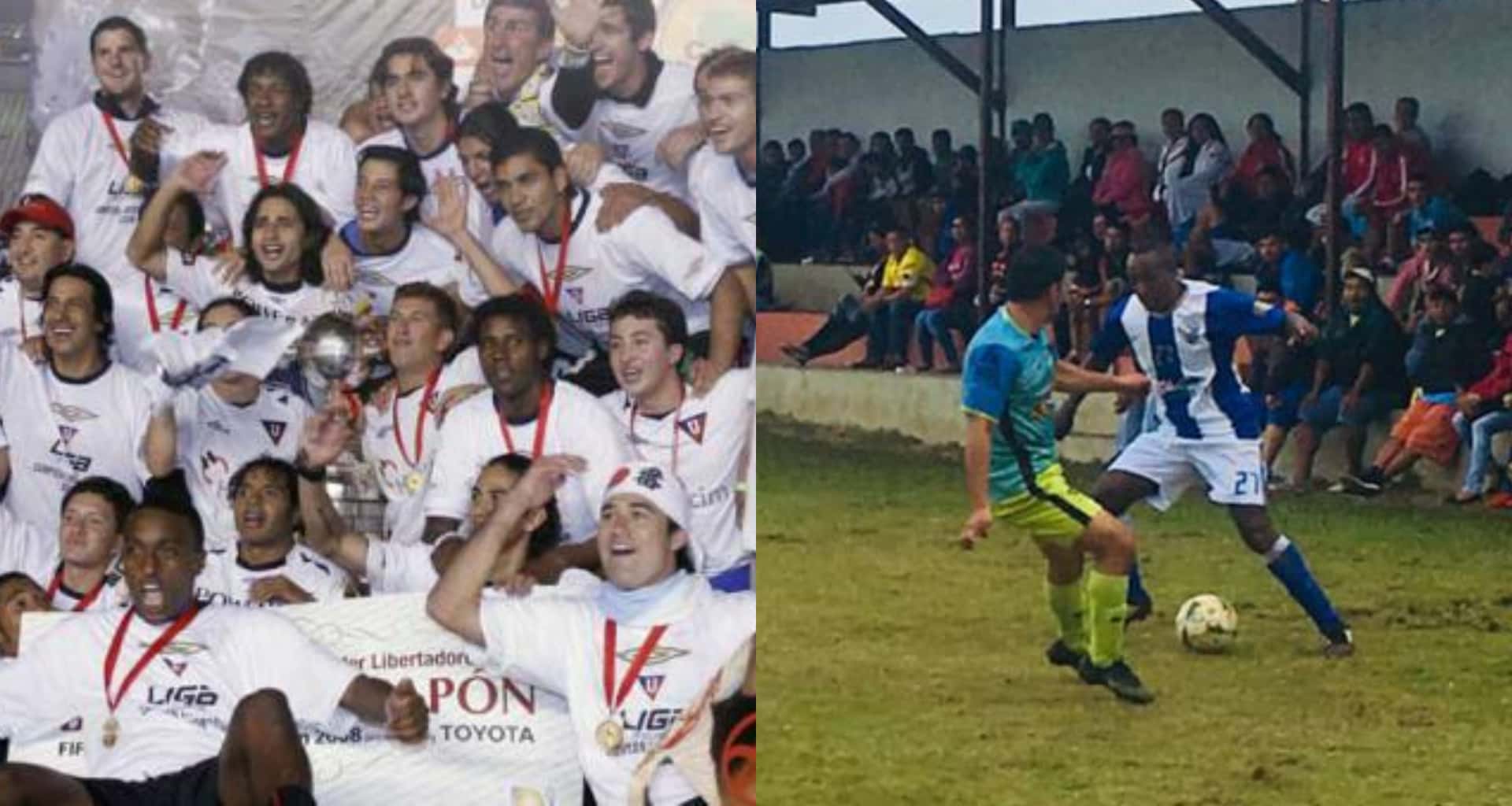 Liga de Quito tuvo a grandes nombres en su plantel que ahora juegan en barriales, para la afición local
