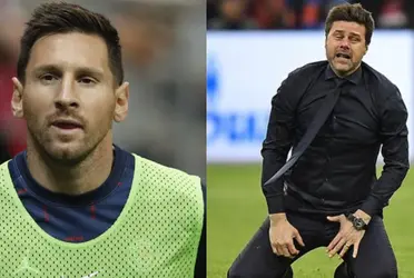 Lionel Messi fue cambiado en el cotejo entre PSG ante Lyon en el Ligaue 1 y al argentino no le gustó la decisión de Mauricio Pochettino. Mira lo que le hizo el jugador al técnico