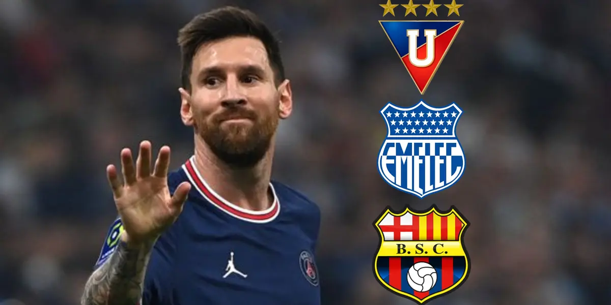 Lionel Messi ha sorprendido porque pese a que ha realizado toda su carrera en Europa, con las camisetas de FC Barcelona y PSG, reconoce a un equipo ecuatoriano que se ganó su respeto por lo que ha hecho internacionalmente