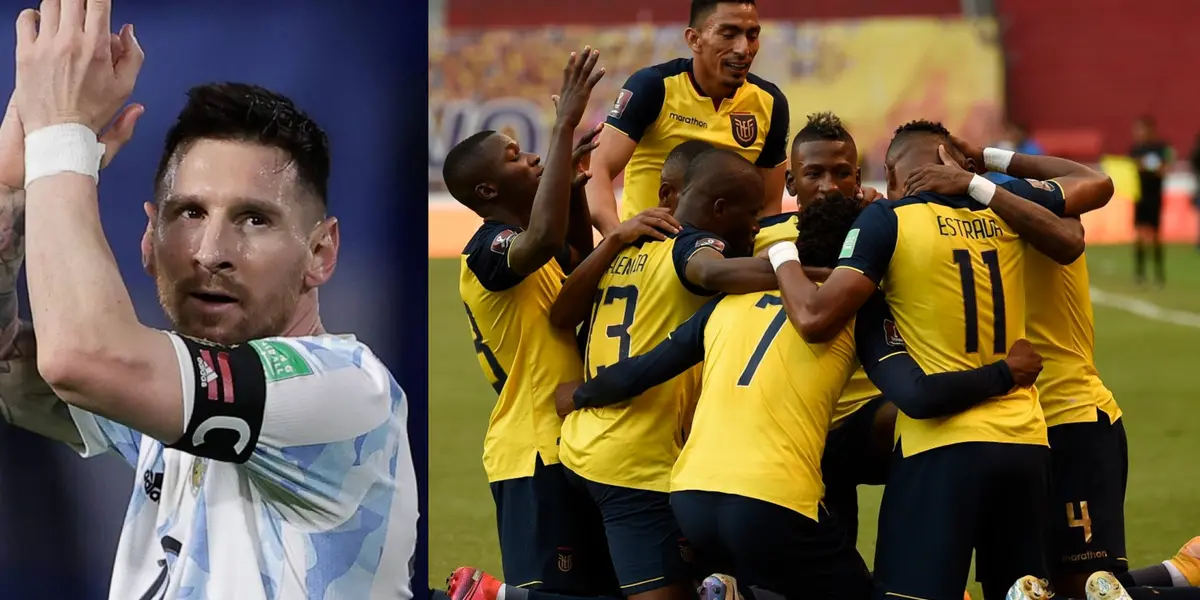 Lionel Messi le dio un regalo por partida doble a este jugador ecuatoriano, al que conoce y lo considera un crack