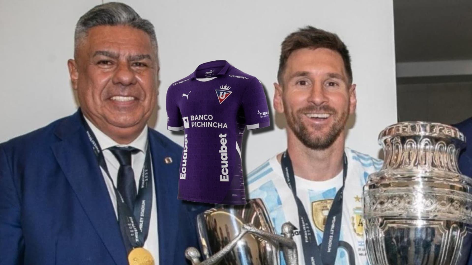 Lionel Messi-Liga de Quito-Chiqui Tapia / Foto: El Universal