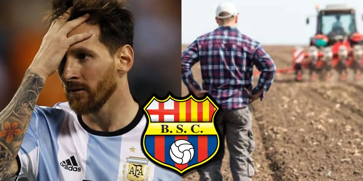 Lionel Messi no pudo pasar a este jugador ecuatoriano, quien además se puso la camiseta de Barcelona SC. Hoy tiene nuevo trabajo