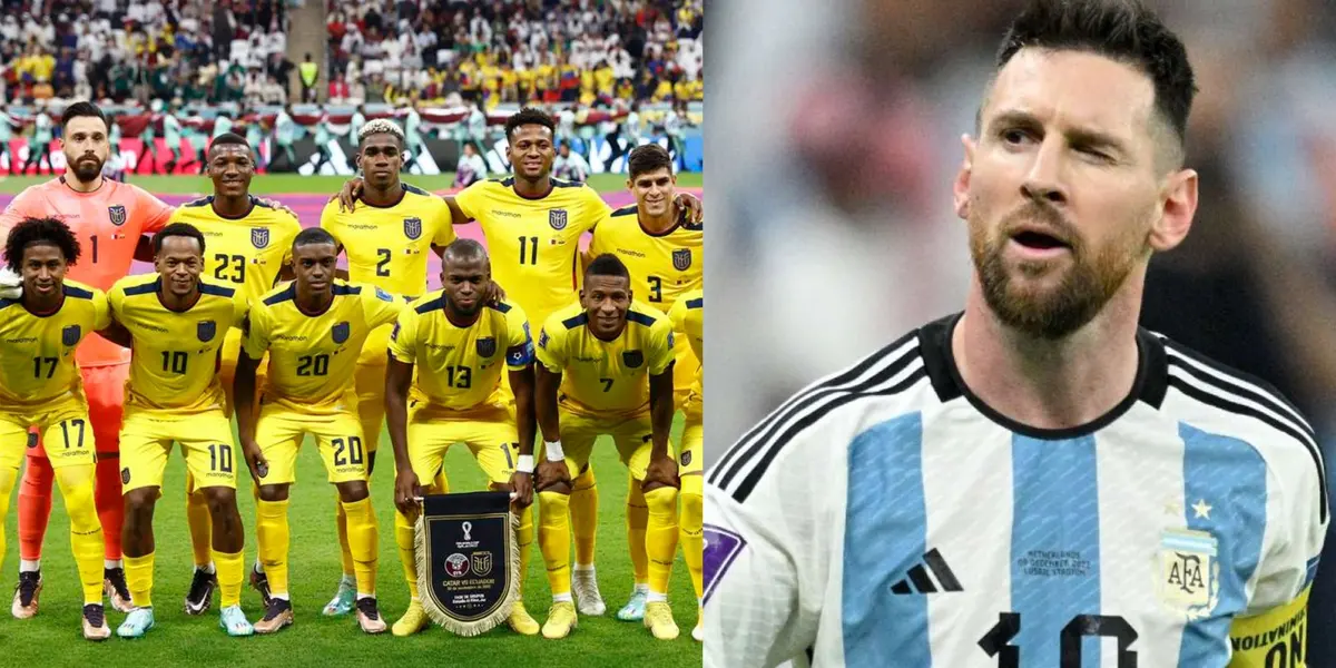 Lionel Messi tiene la camiseta de un ecuatoriano en su museo personal