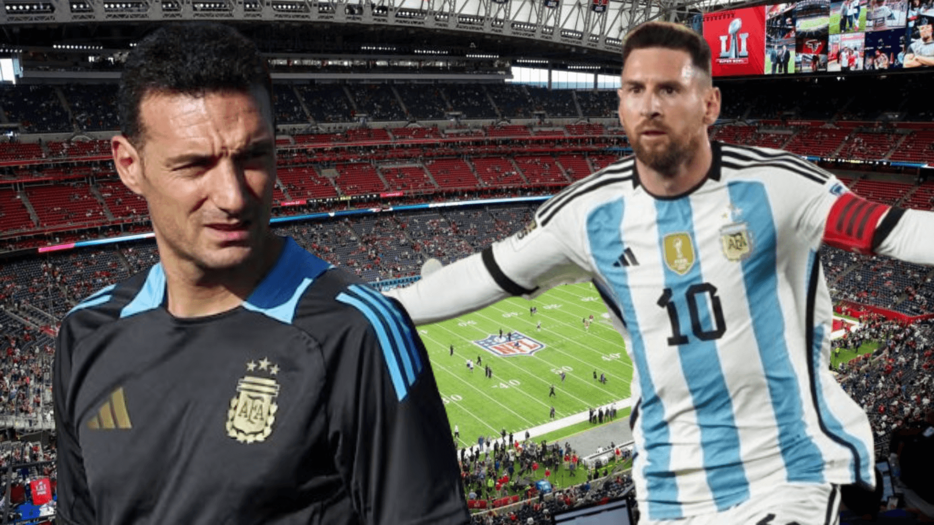 Lionel Scaloni y Lionel Messi (Foto tomada de: Wikipedia/Reuters/MLS)