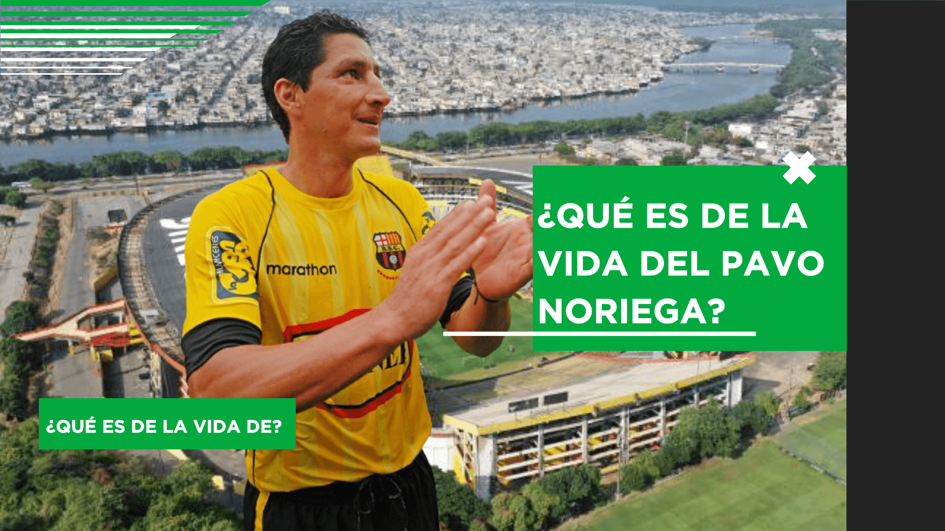 Lo que hace el Pavo Noriega l Foto tomada de: Expresso/Historias Barcelona SC/El Universo