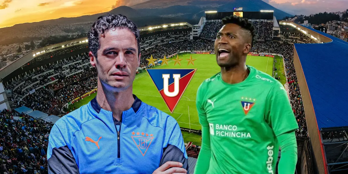 Lo que le dijo Alexander Domínguez al nuevo entrenador de Liga de Quito