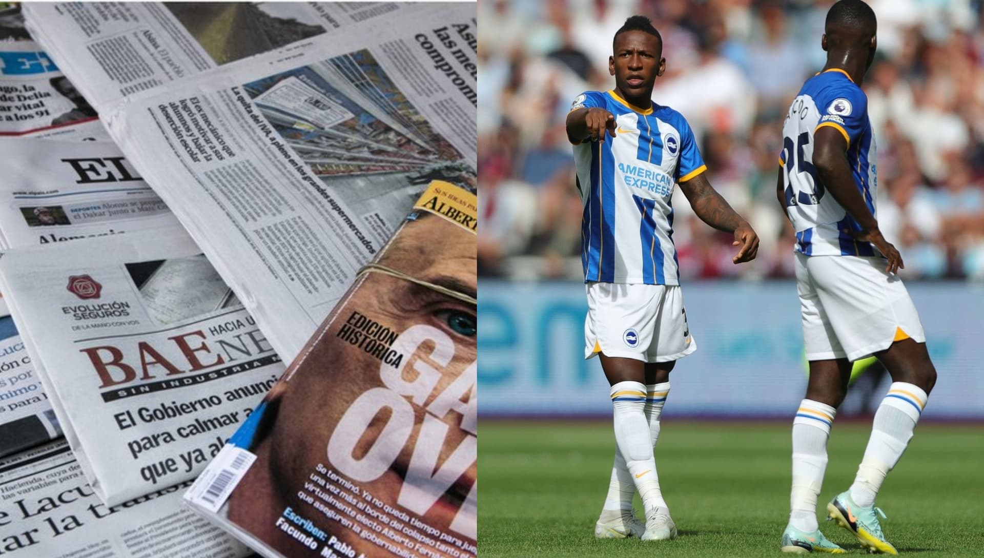 Los ecuatorianos tuvieron la oportunidad de jugar juntos en el Brighton de la Premier League