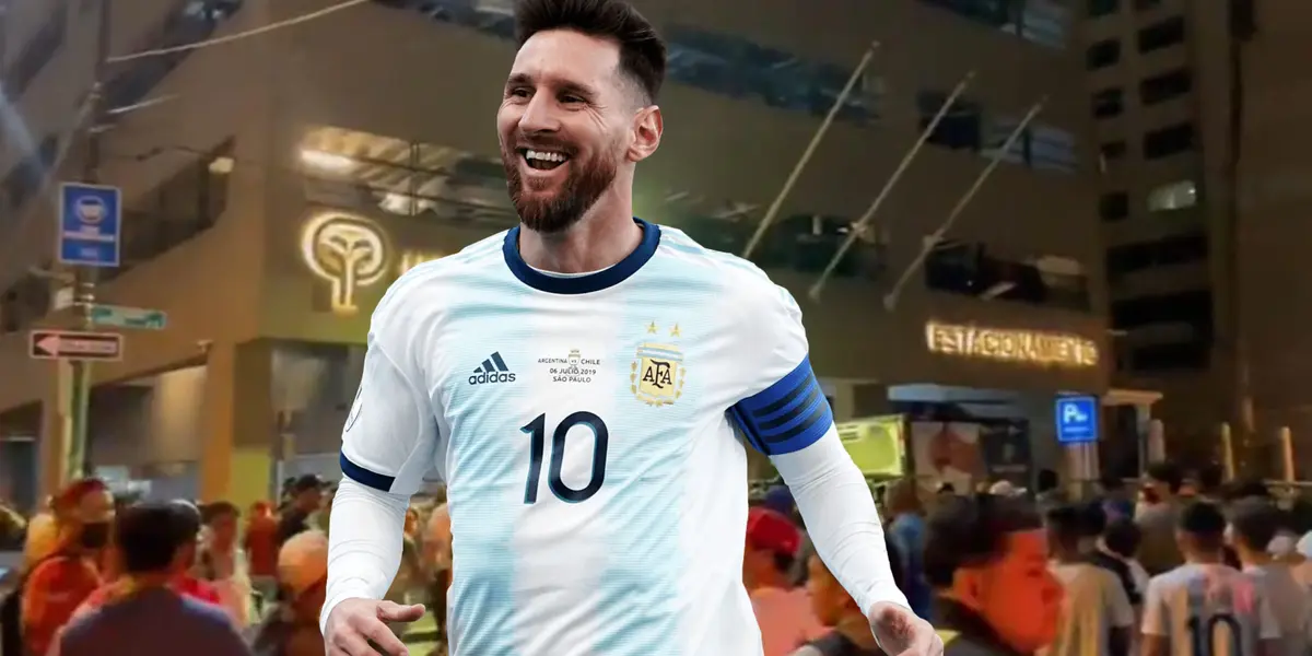 Los hinchas de Argentina abarrotaron las calles de Guayaquil con tal de ver a Lionel Messi