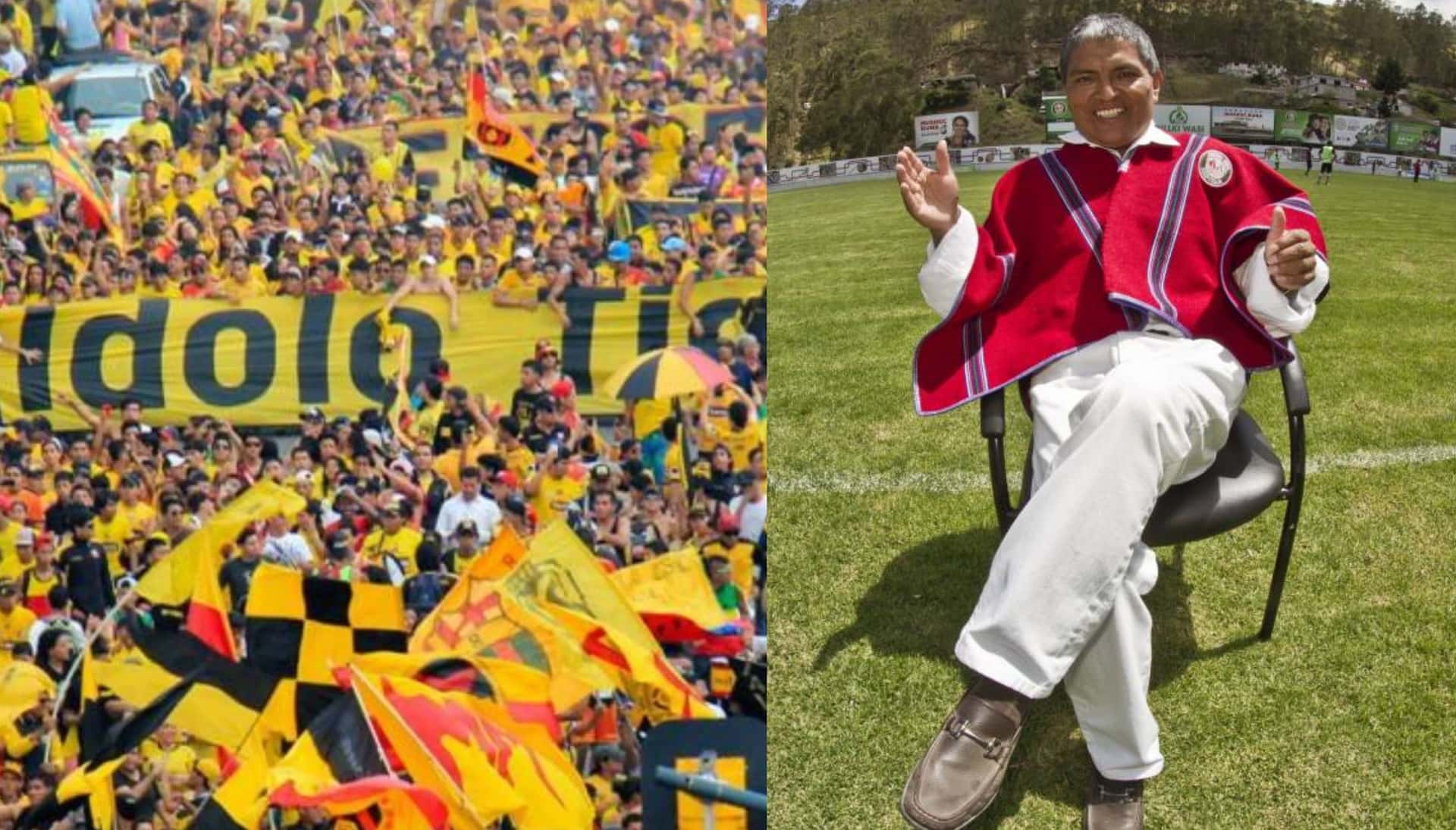 Los hinchas de Barcelona abarrotaron el Monumental y sorprendió lo que hicieron en honor a Mushuc Runa