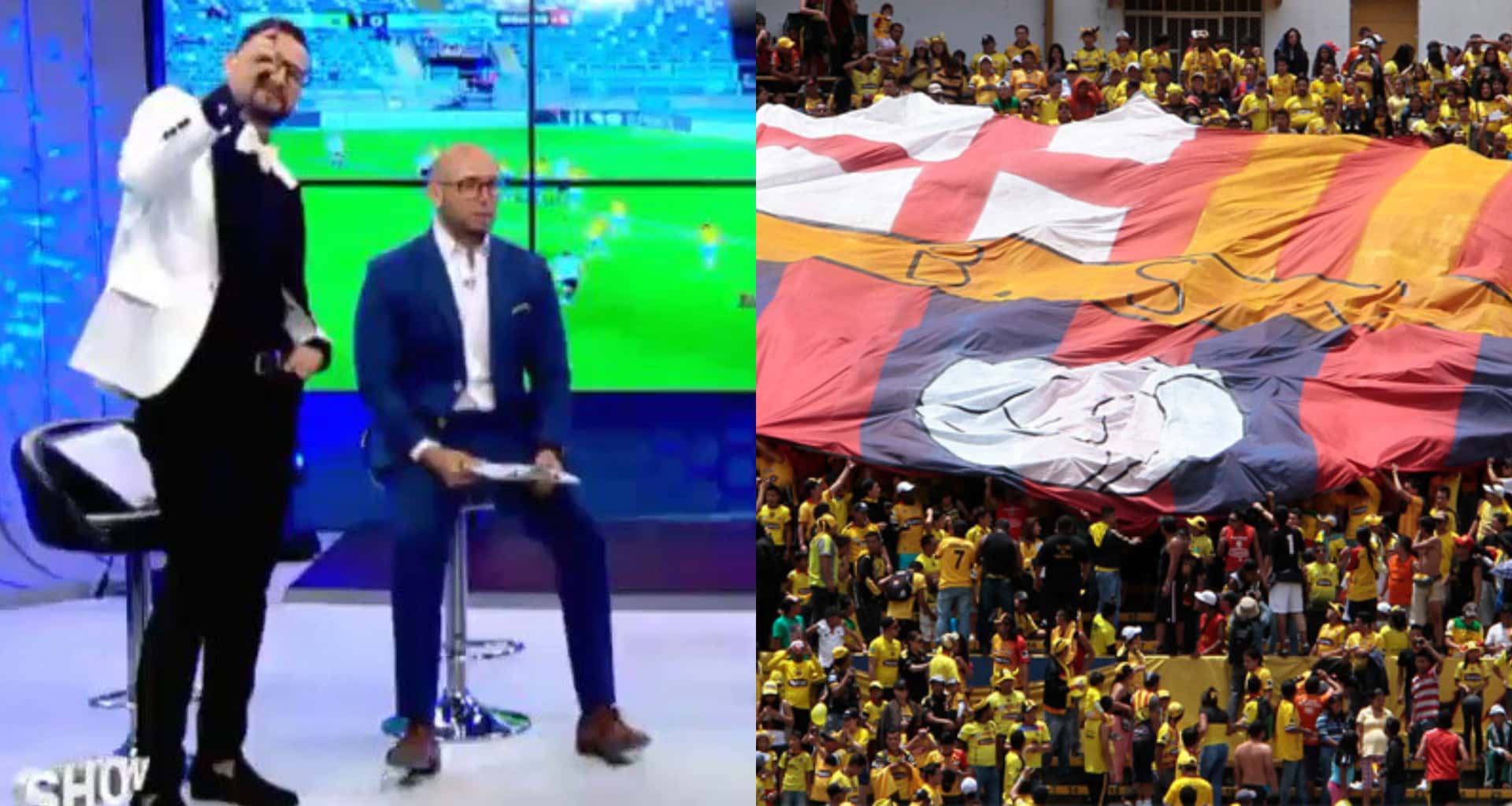 Los hinchas de Barcelona SC alentaron los 90 minutos y en Gol TV les dejaron el micrófono abierto