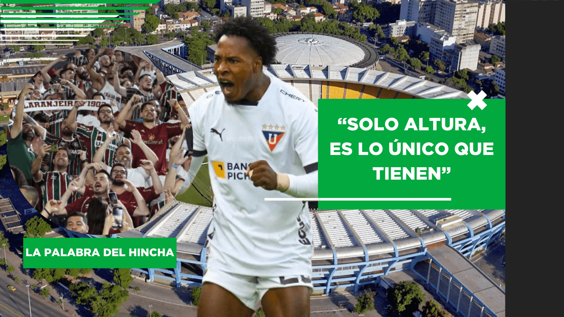 Los hinchas de Fluminense ya empiezan a pensar en Liga de Quito