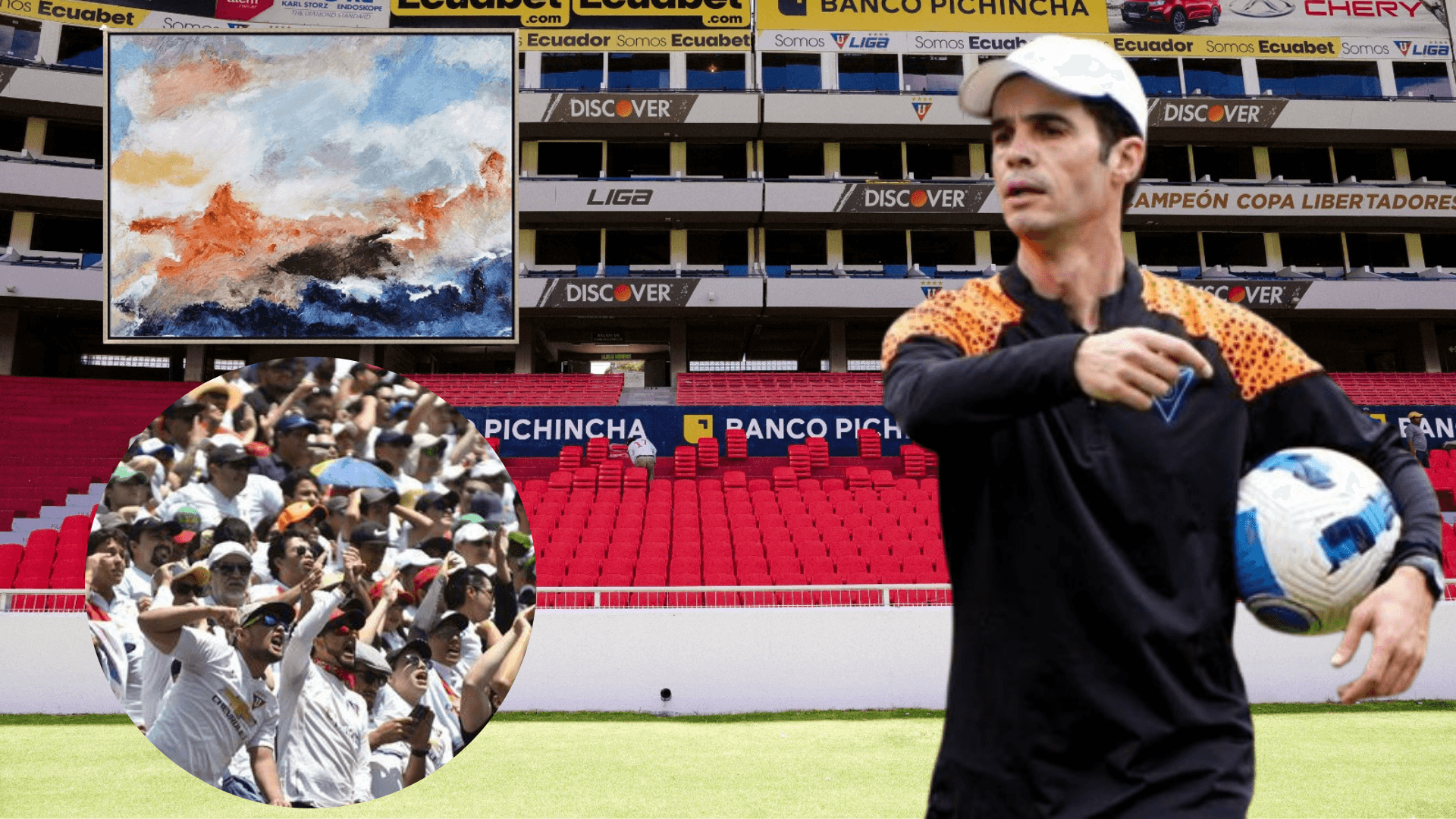 Los hinchas de Liga de Quito no lo quieren ver ni en pintura (Foto tomada de: La Red/LDU/Pycca)