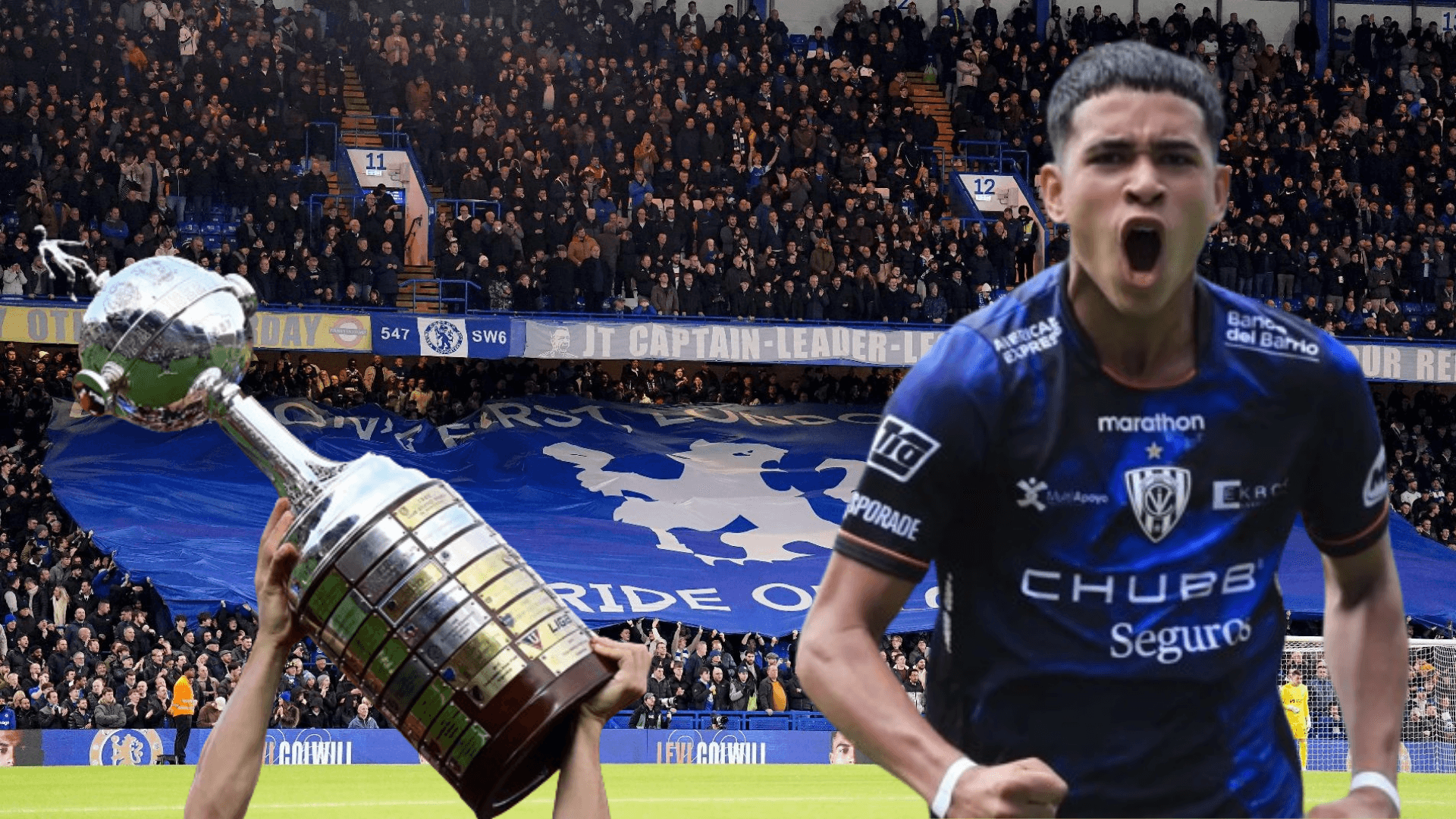 Los hinchas del Chelsea hablaron de Kendry Páez en Libertadores (Foto tomada de: beIN Sports/La Red/Primicias)