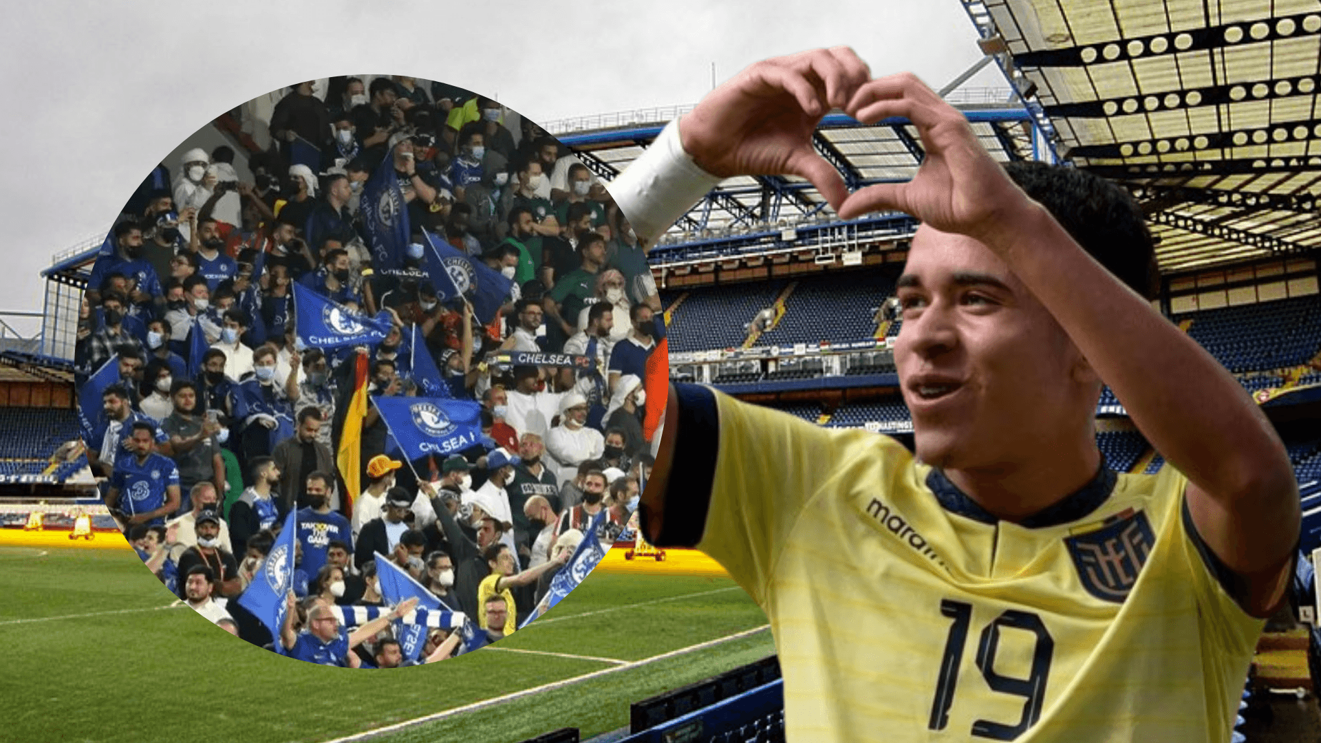 Los hinchas del Chelsea hablaron del partidazo de Kendry Páez (Foto tomada de: El Universo/Antena 2/Wikipedia)