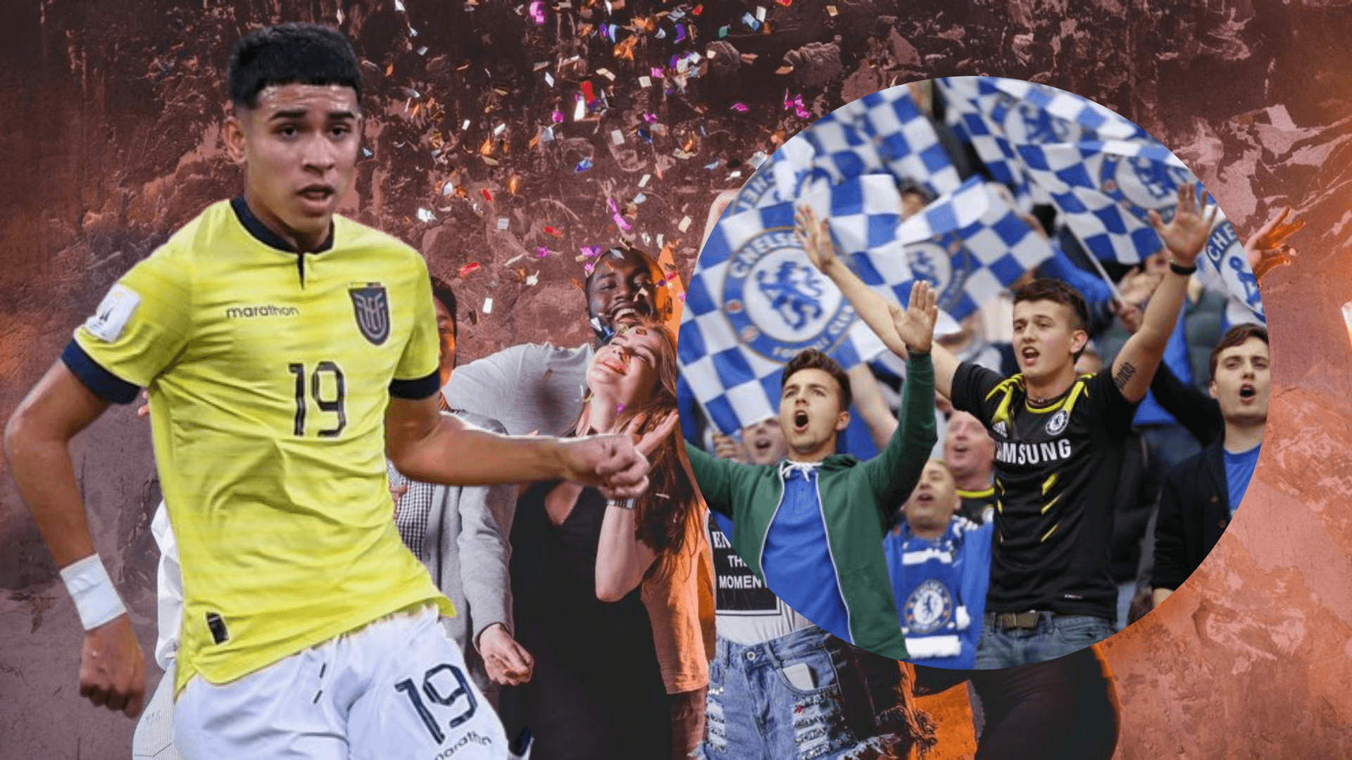Los hinchas del Chelsea reaccionaron al escándalo de Kendry (Foto tomada de: Deia/FEF/Chelsea)