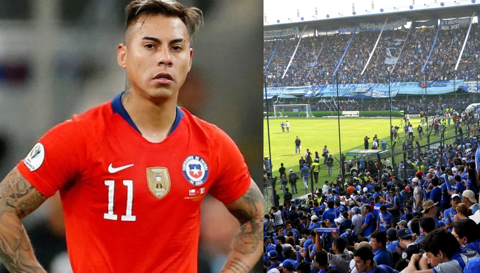 Los hinchas del Club Sport Emelec le dieron con todo al chileno que no irá al mundial