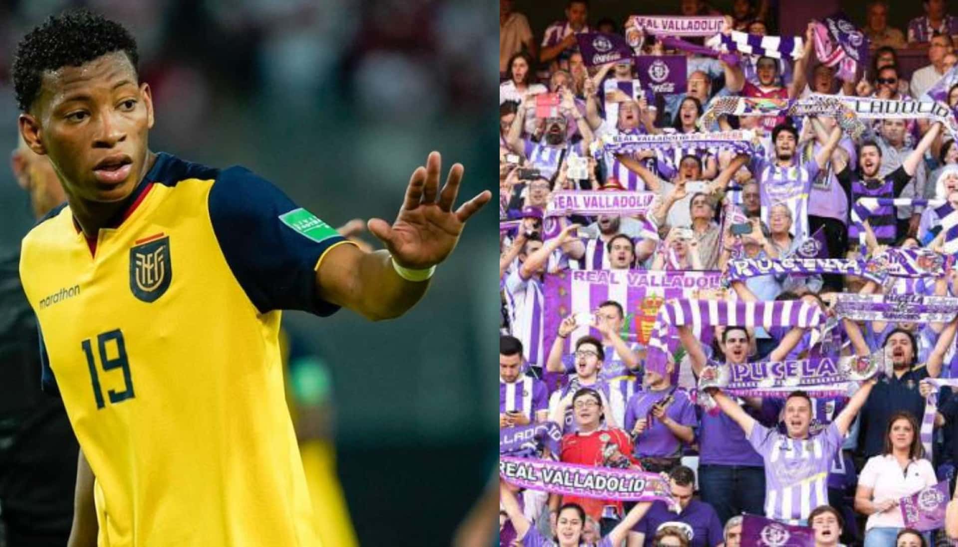 Los hinchas del Valladolid no se mostraron contentos por la convocatoria de Gonzalo Plata a la Tri