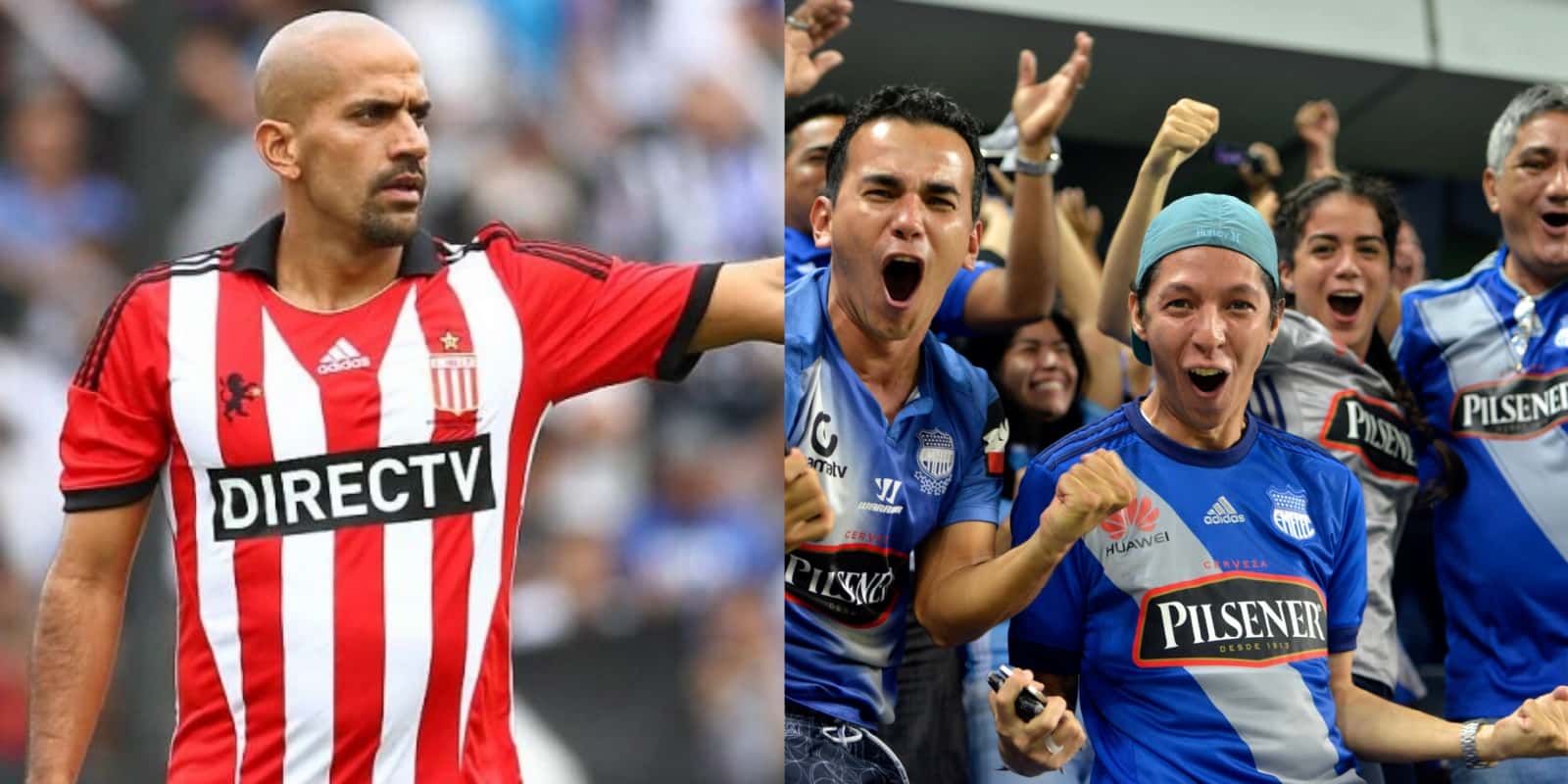 Los hinchas de Emelec piden el título del 2010 en la mesa por el caso Chila-Cheme mientras que los de Estudiantes reaccionaron de otra manera