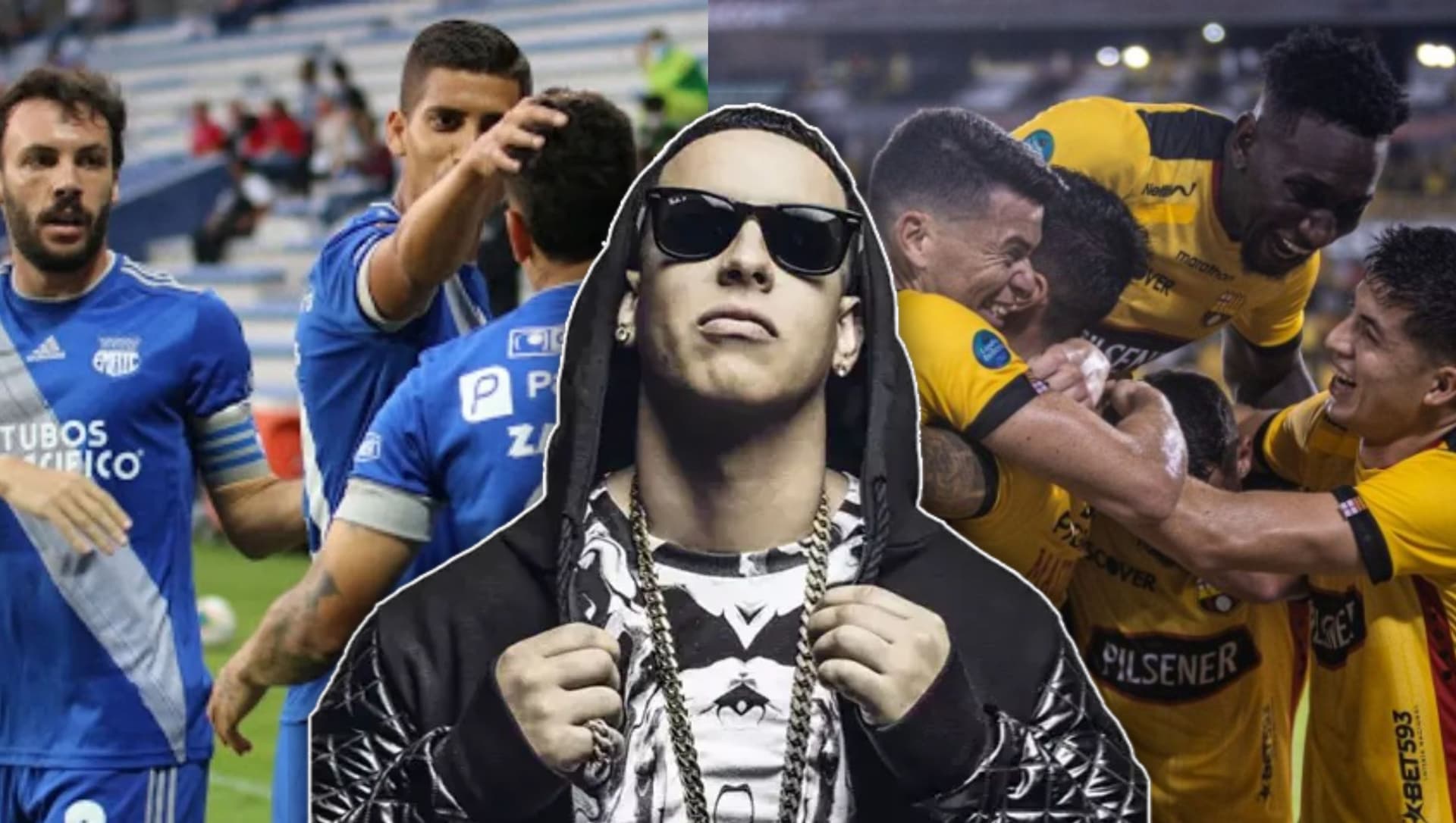 Los jugadores de Emelec fueron captados en el concierto de Daddy Yankee