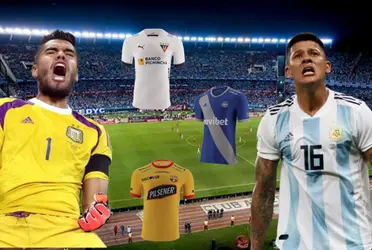 Los subcampeones del mundo con Argentina recibieron la camiseta de este quipo ecuatoriano