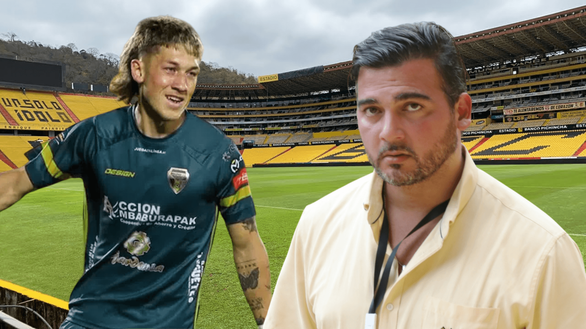 Luca Klimowicz y Antonio Álvarez (Foto tomada de: Barcelona SC/API)