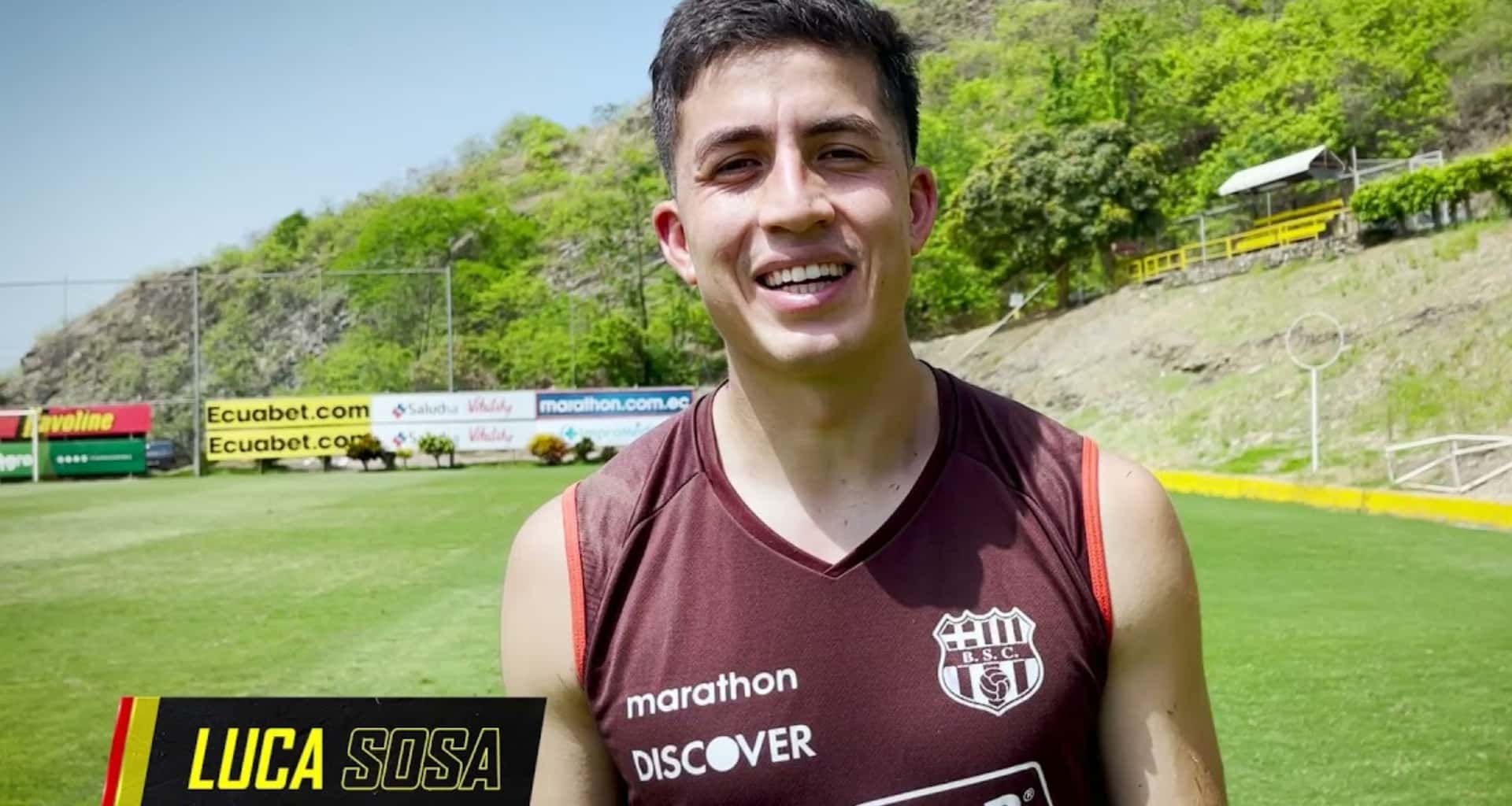 Luca Sosa demostró su compromiso con Barcelona SC y lo que hizo no gustó a los hinchas de Emelec