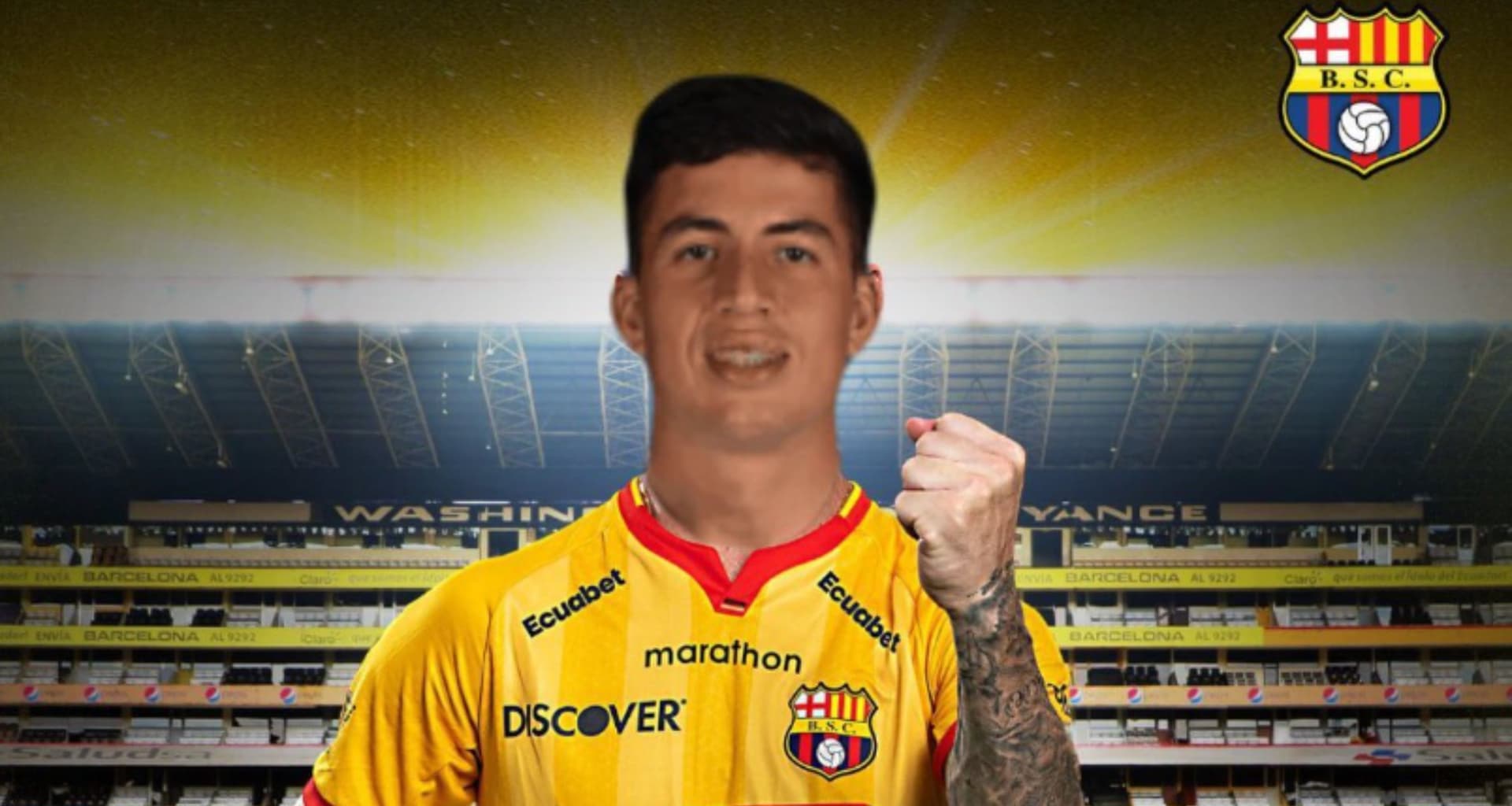 Luca Sosa no pasa su mejor momento en Barcelona SC y mira a lo que se dedica ahora