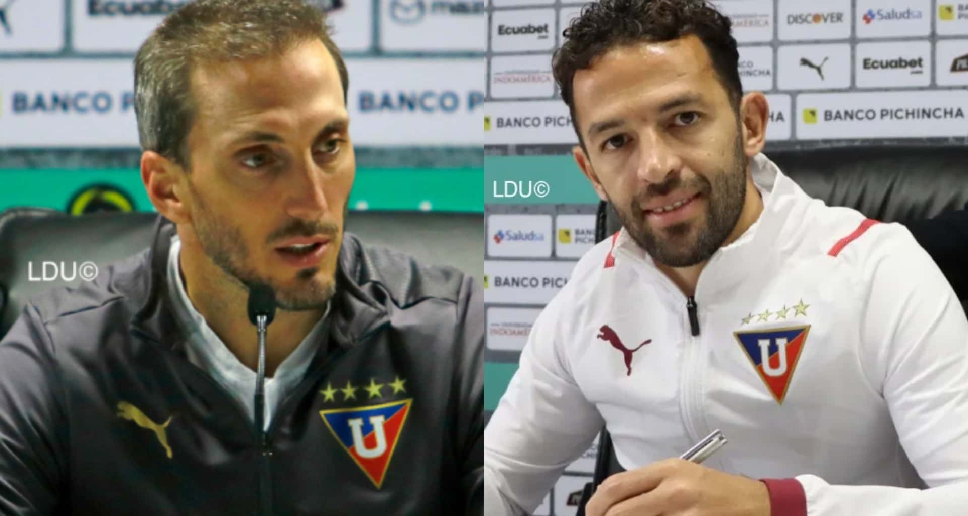 Lucas Gamba no ha sido titular desde que llegó a Liga de Quito, sin embargo Luis Zubeldía no le cerró las puertas pero con una condición
