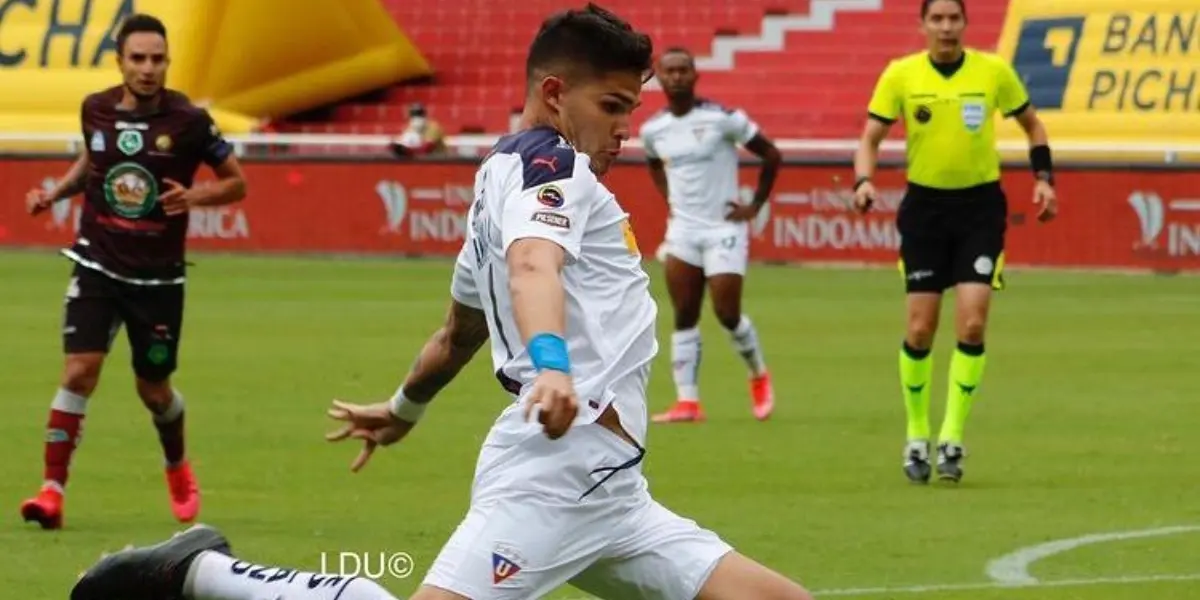 Luis Amarilla, que está ganándose un puesto en Liga de Quito, ahora interesa a otro equipo en el fútbol argentino y podría salir a mitad de temporada