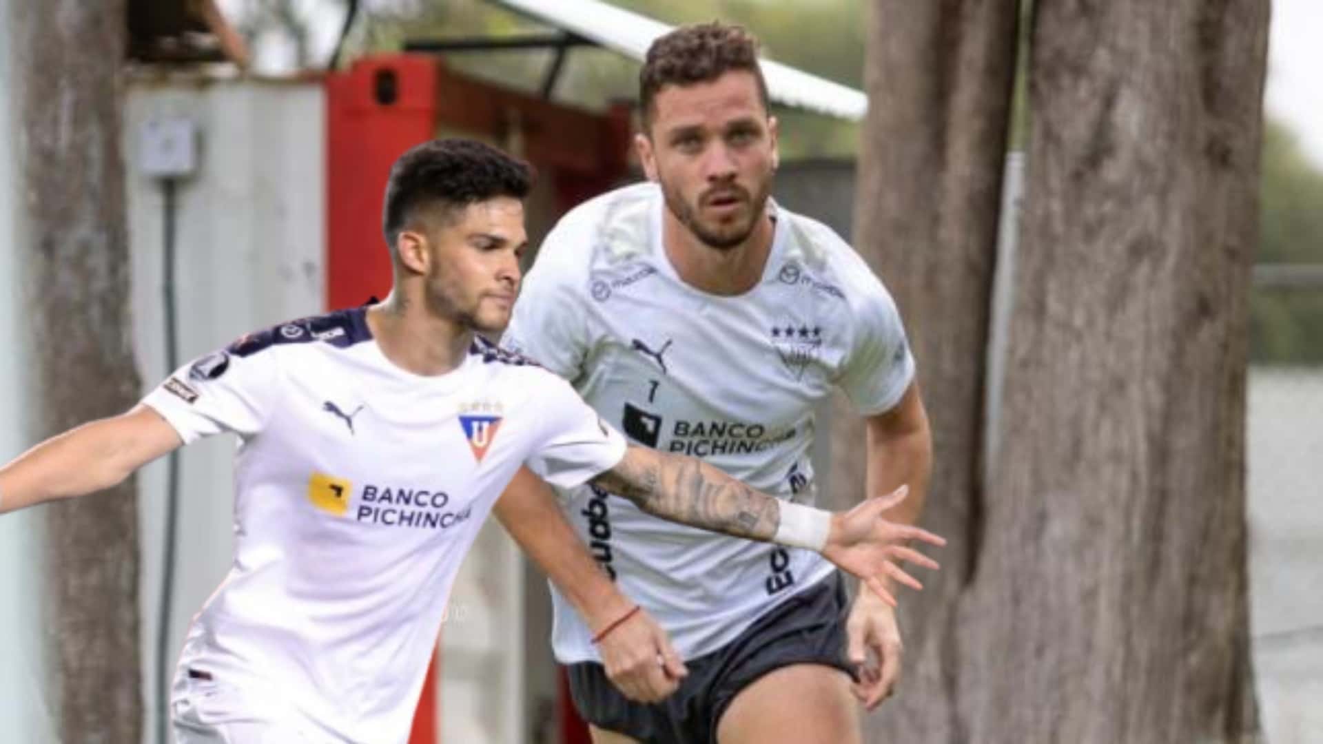 Luis Amarilla y Alex Arce